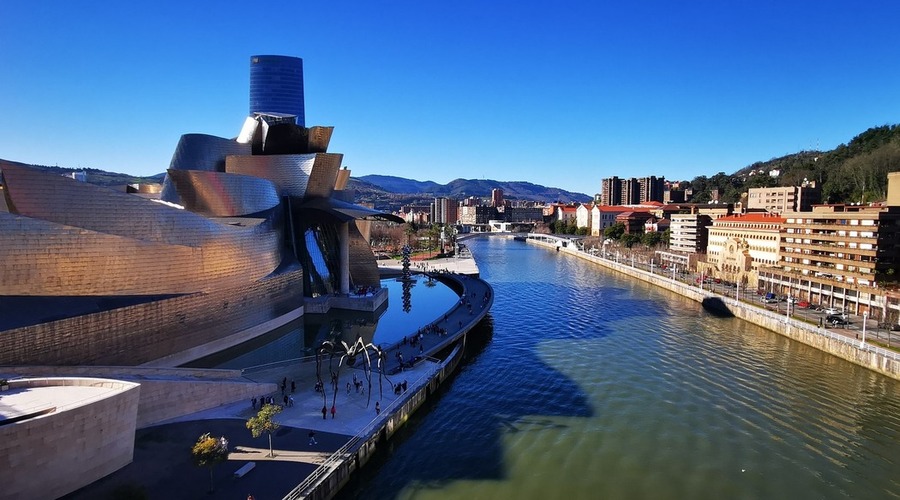 Bilbao town in Spain